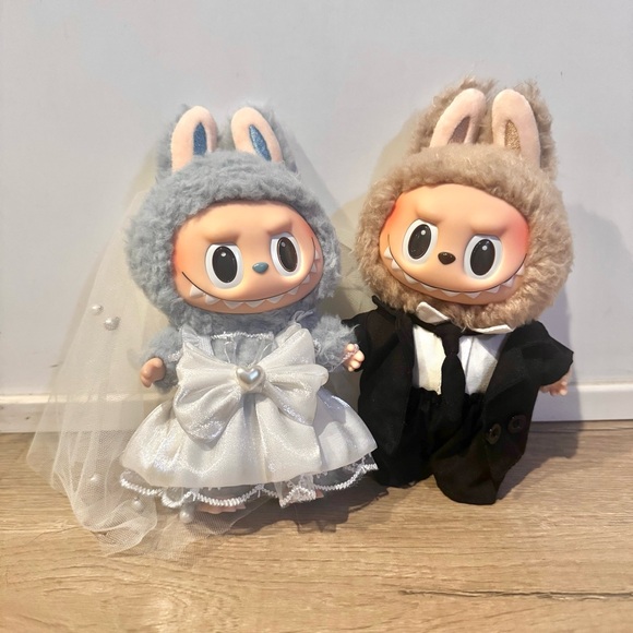 Pop Mart Other - Pop Mart | Labubu wedding couple outfits
